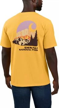 推荐Carhartt Mens Relaxed Fit Heavyweight Denali National Park K87 Graphic T Shirt商品