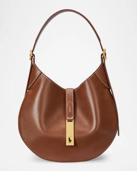 Ralph Lauren | Polo ID Small Leather Shoulder Bag,商家Neiman Marcus,价格¥4534