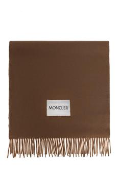 Moncler | Moncler Logo-Patch Detail Fringed Scarf商品图片,9.5折