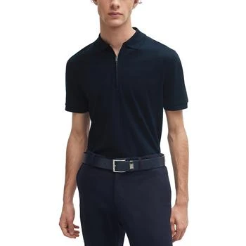 Hugo Boss | Men's Zip Placket Slim-Fit Polo Shirt 7.9折