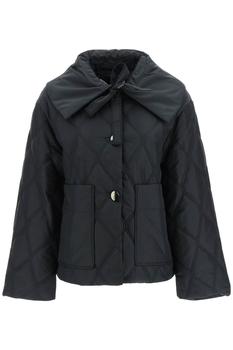 Ganni | Ganni oversized collar quilted jacket商品图片,5.3折