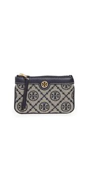 Tory Burch | Tory Burch 汤丽柏琦 T 交织字母提花织物卡片包钥匙环,商家Shopbop,价格¥949