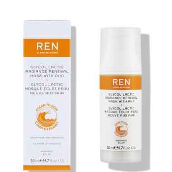 推荐REN Clean Skincare Glycol Lactic Radiance Mask 50ml商品