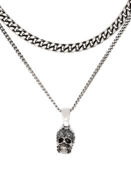 商品Alexander McQueen | ALEXANDER MCQUEEN Skull necklace,商家Baltini,价格¥2440图片