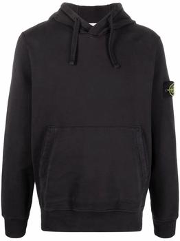 推荐Stone Island Men's  Black Cotton Sweatshirt商品