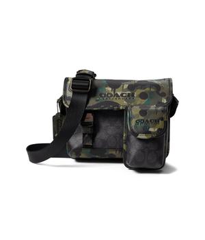 coach山茶花男包, Coach | League Hybrid Crossbody in Signature with Camo Print商品图片 
