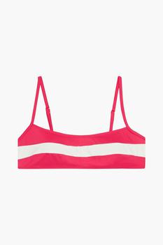 Solid & Striped | The Brooke striped bikini top商品图片,3折