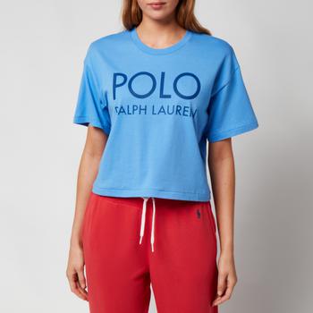 推荐Polo Ralph Lauren Women's Cropped Boxy T-Shirt - Harbor Island Blue商品