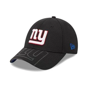 New Era | Men's Black New York Giants Top Visor 9FORTY Adjustable Hat 独家减免邮费