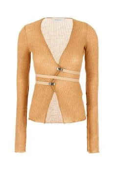 Max Mara | Sportmax Buckle Detailed V-Neck Jumper 6.7折