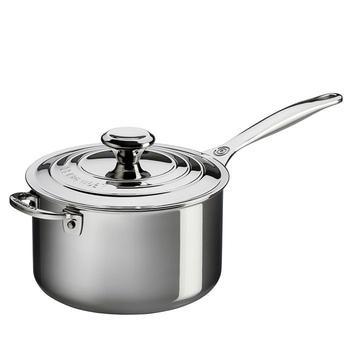 Le Creuset | Stainless Steel 4-Quart Saucepan with Lid商品图片,
