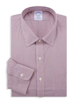 推荐Regent-Fit Checked Supima Cotton-Blend Dress Shirt商品