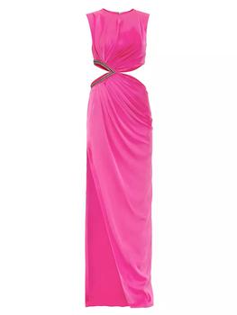 商品Ozgur Masur | Embellished Cut-Out Column Gown,商家Saks Fifth Avenue,价格¥13863图片