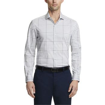 Van Heusen | Men's Even Temp Never Tuck Slim Fit Dress Shirt商品图片,4折×额外8折, 额外八折