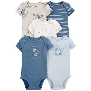 商品Carter's | Baby Boys Short Sleeve Bodysuits, Pack of 5,商家Macy's,价格¥139图片