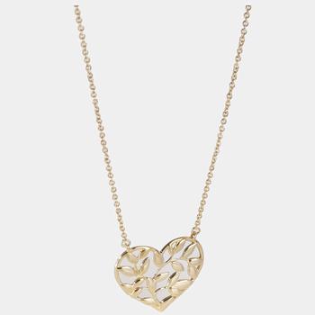 商品Tiffany & Co. Paloma Picasso Olive Leaf 18K Yellow Gold Necklace,商家The Luxury Closet,价格¥7646图片