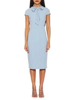 ALEXIA ADMOR | Carolina Tie Midi Sheath Dress 3.1折