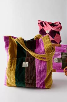 推荐BDG Patchwork Corduroy Tote Bag商品