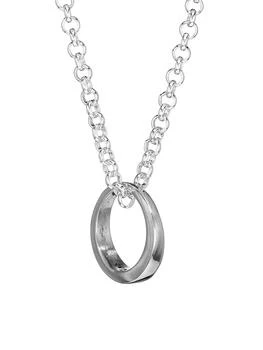 推荐Flatiron Sterling Silver Ring Necklace商品