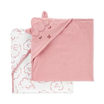 Carter's | Baby Girls Sheep Hooded Towels, Pack of 2,商家Macy's,价格¥97