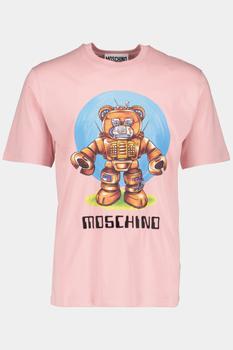 推荐Mens Moschino Couture Pink Teddy Robot T Shirt商品