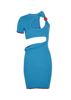 商品Jacquemus | La Robe Brilho cut-out knitted mini dress,商家Harvey Nichols,价格¥2333图片