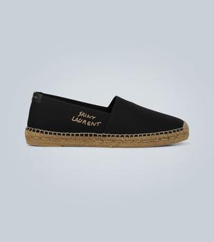 商品Yves Saint Laurent | Logo刺绣草编鞋,商家MyTheresa CN,价格¥5185图片