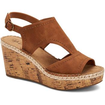 Style & Co | Style & Co. Womens Ferann Padded Insole Cork Wedge Sandals商品图片,1.8折起, 独家减免邮费
