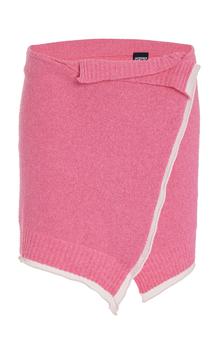 商品Jacquemus - Women's La Bagnu Knit Cotton-Blend Mini Skirt - Pink/stripe - Moda Operandi,商家Moda Operandi,价格¥730图片