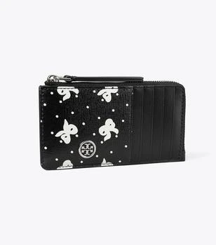 Tory Burch | Robinson Printed Top-Zip Card Case,商家Tory Burch,价格¥953