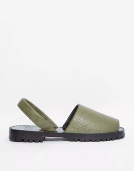 Madewell | GOYA Pebbled Leather Goya Sandal商品图片,