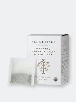 商品Premium Organic Moringa Leaf, Mint and Chamomile Herbal Tea USDA Certified 28 Tea Bags,商家Verishop,价格¥73图片