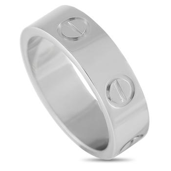 卡地亚戒指价格, [二手商品] Cartier | Cartier LOVE Platinum Band Ring商品图片 7折