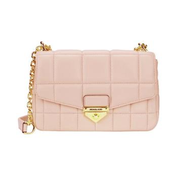 michael kors bradshaw单肩包, Michael Kors | MICHAEL KORS 女士粉色绗缝皮革大号单肩包 30F0G1SL3L-SOFTPINK商品图片 满$100享9.5折, 满折