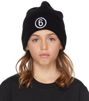 推荐Kids Black Logo Beanie商品