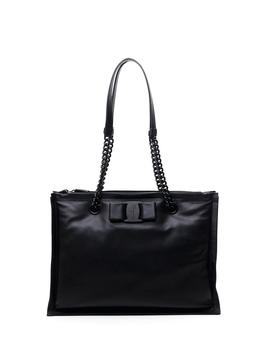 菲拉格慕包女包, Salvatore Ferragamo | Salvatore Ferragamo Viva Bow Small Tote Bag商品图片 8.2折