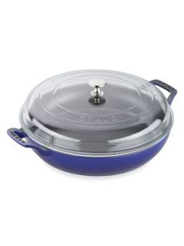 Staub | 3.5-Quart Braiser with Glass Lid商品图片,6.9折