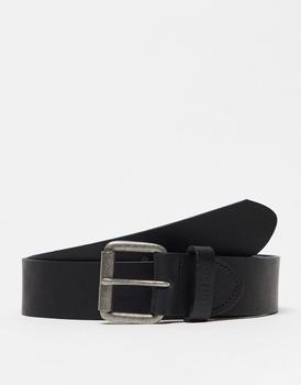 推荐Barbour Allanton leather belt in black商品