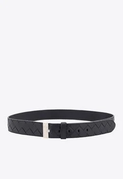 Bottega Veneta | Intrecciato Leather Belt,商家Thahab,价格¥4474