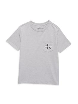 推荐Little Boy's Heathered Logo T-Shirt商品