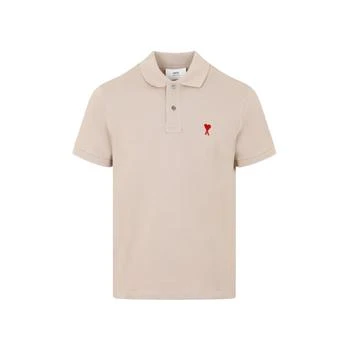 推荐AMI Paris Ami de Coeur Logo Embroidered Polo Shirt商品