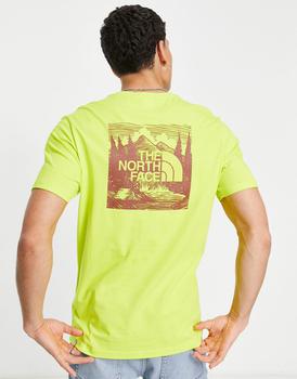 推荐The North Face Red Box Celebration t-shirt in sulphur green Exclusive at ASOS商品
