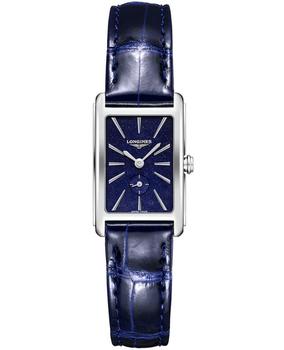 Longines | Longines DolceVita Blue Dial Blue Leather Strap Women's Watch L5.255.4.93.2商品图片,8折
