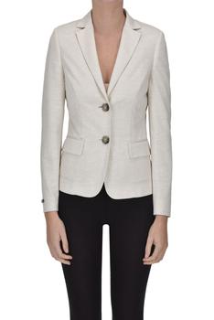 Peserico | Cotton and linen blazer商品图片,4.9折, 满$200享9折, 满折