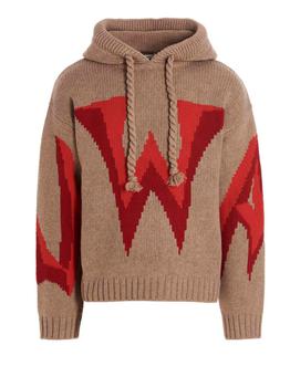 JW Anderson | 'Gothic Chunky’ hooded sweater商品图片,5.6折×额外9折, 额外九折