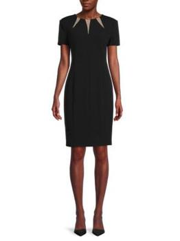 Calvin Klein | Solid Sheath Dress商品图片,2.6折