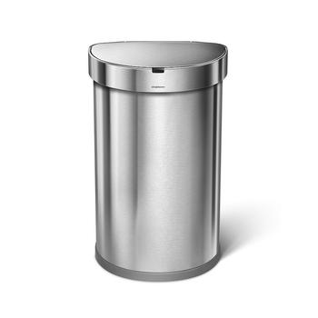 商品Semi-Round Sensor Trash Can, 45 Liters图片