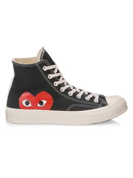 Comme des Garcons | CdG PLAY x Converse Unisex Chuck Taylor All Star High-Top Sneakers商品图片,