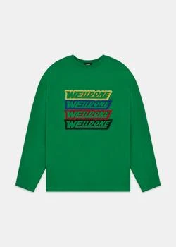 推荐WE11DONE Green Rainbow Logo T-Shirt商品