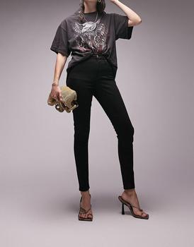 topshop jamie, Topshop | Topshop Jamie jean in pure black商品图片 7.5折
